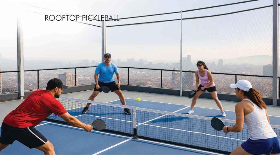 Dosti-604-Amenities-Rooftop-Pickle-Ball