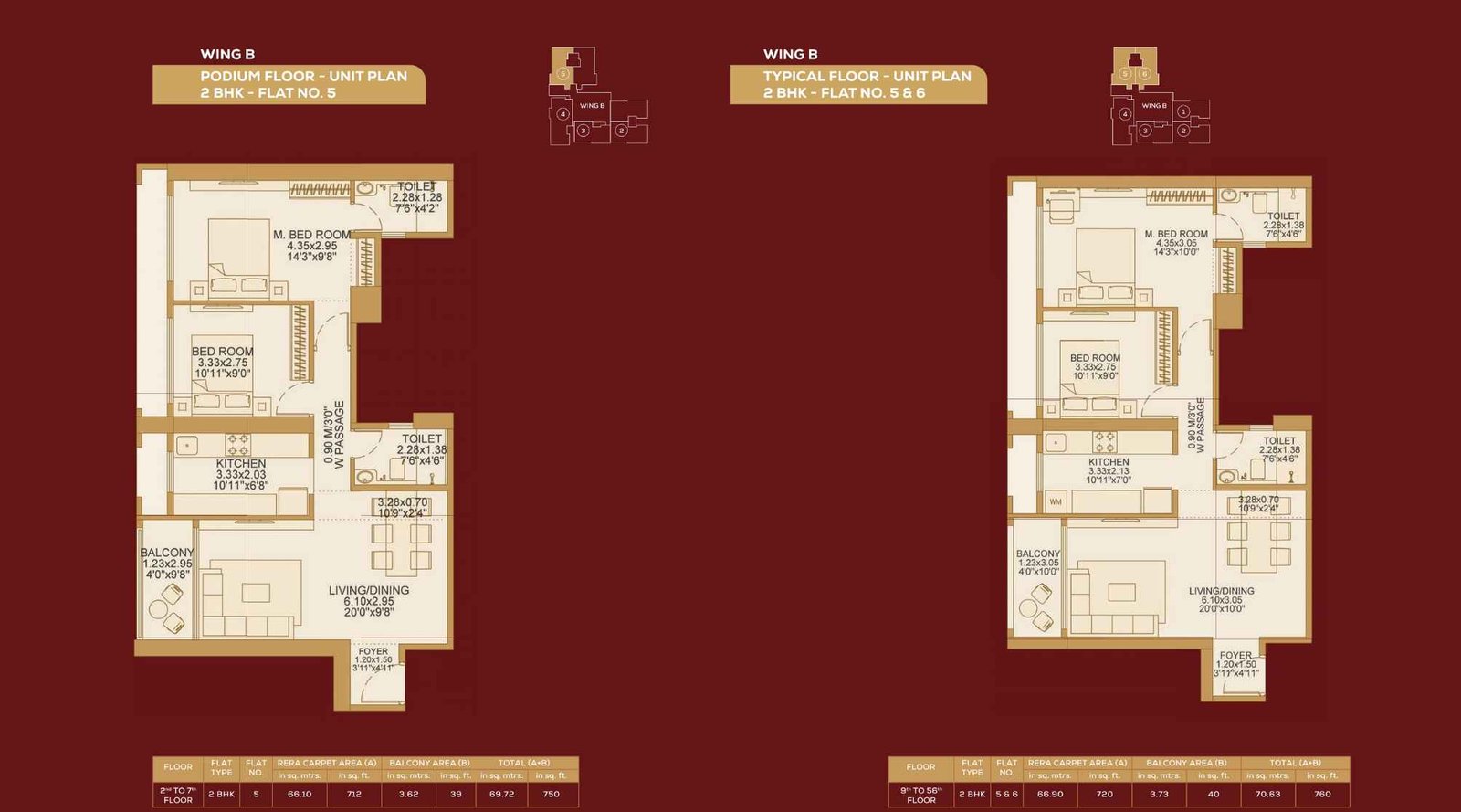 Dosti-604-Podium-Unit-Floor-Plan-Wing-B-2-BHK-750-to-760-sqft