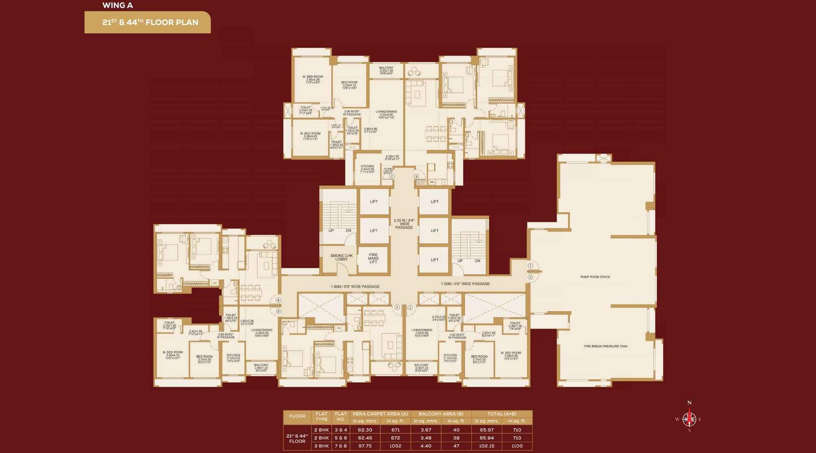 Dosti-604-Typical-Floor-Plan-Wing-A-21-to-44nd