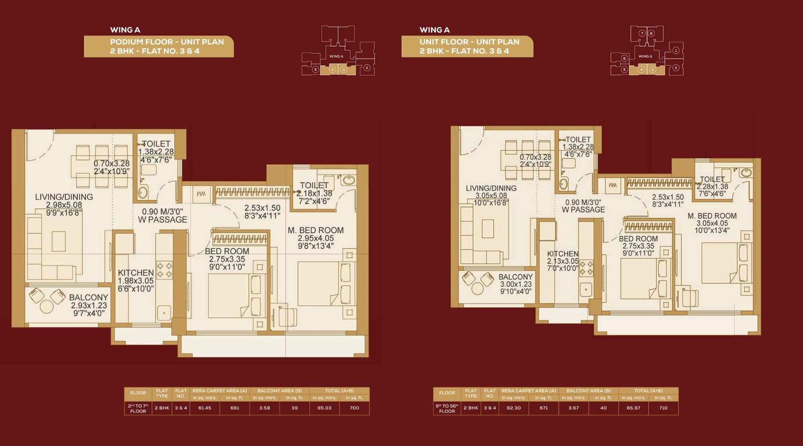 Dosti-604-Unit-Floor-Plan-Wing-A-2-BHK-700-to-710-sqft